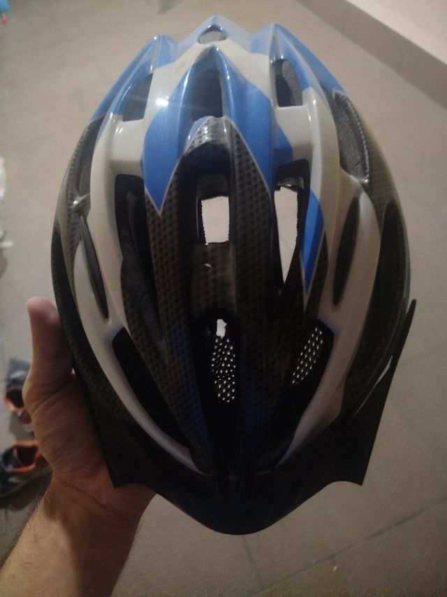 Casco bici azul - Talla M