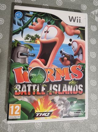🇪🇦 Rareza Worms Battle Islands - Wii y wii u