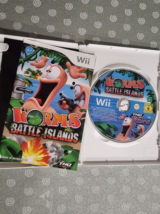 🇪🇦 Rareza Worms Battle Islands - Wii y wii u