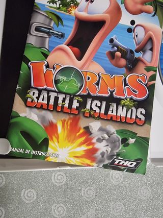 🇪🇦 Rareza Worms Battle Islands - Wii y wii u