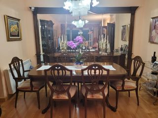 Comedor madera maciza - 6 sillas