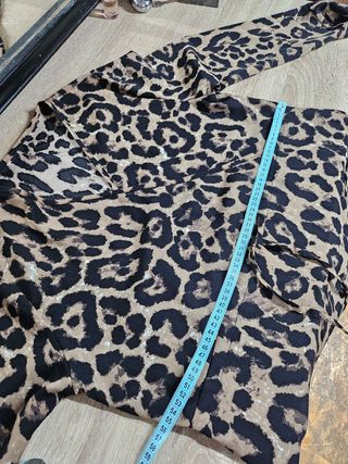 Vestido leopardo talla M