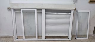 Cierre corredero aluminio 205x140 cristal climalit