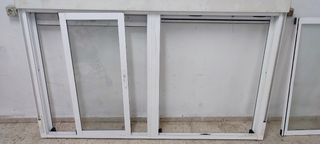 Cierre corredero aluminio 205x140 cristal climalit