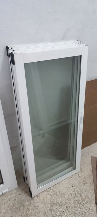 Cierre corredero aluminio 205x140 cristal climalit