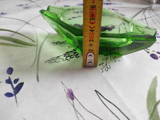 Posacenere in vetro verde