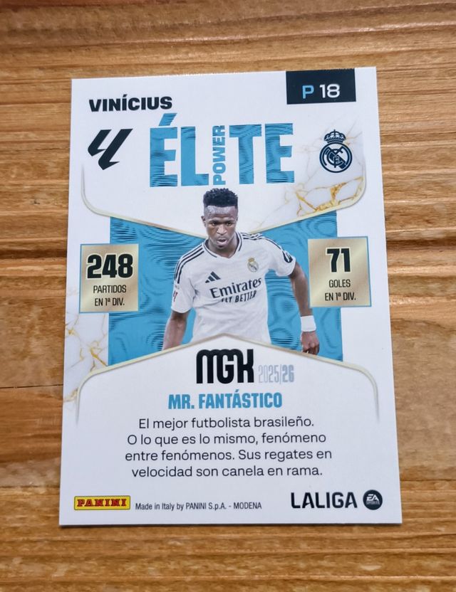 MGK 2025-26 Élite Power Vinicius firmado P18