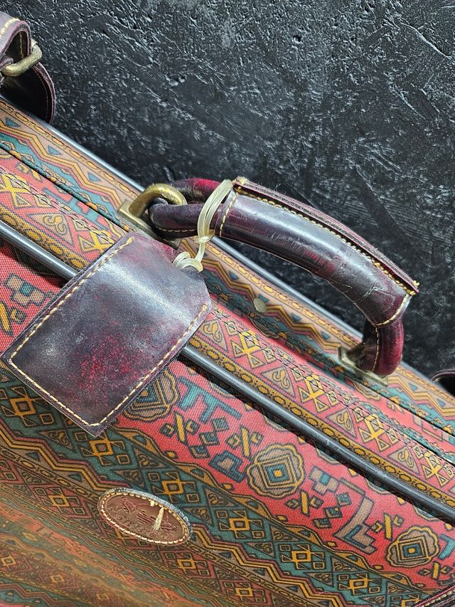 Maleta vintage multicolor