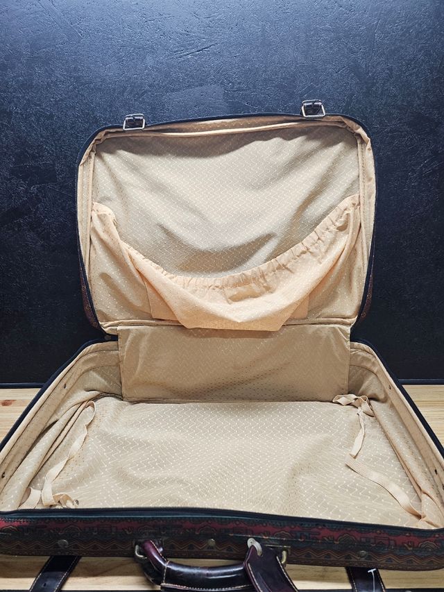 Maleta vintage multicolor