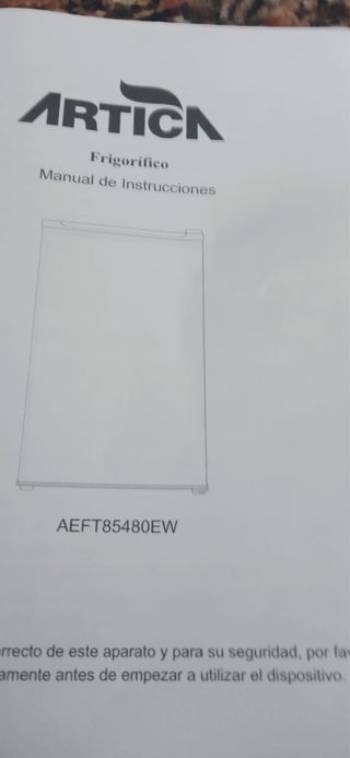 Nevera ARTICA AEFT85480EW