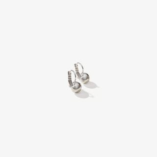 Pendientes Platinum redondos