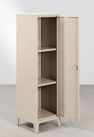 Armario auxiliar metálico beige