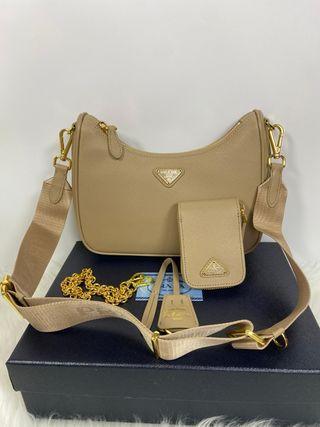 Bolso Prada Re-Edition Beige