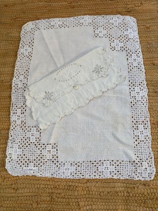 Pañito y funda servilleta Vintage