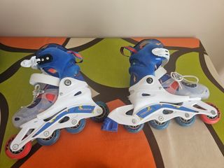 Patines en línea infantiles + protecciones