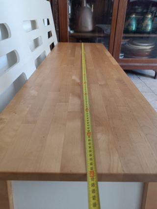 Banco de madera almacenaje