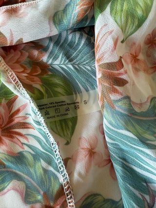 Kimono baño - Flores Tropicales