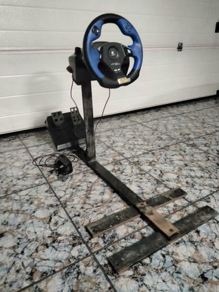 Volante+Pedales+Base PS (Playstation)