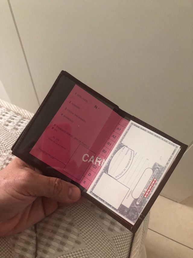 Cartera marrón Piel