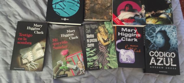 Lote 9 novelas - policíaca/novela negra