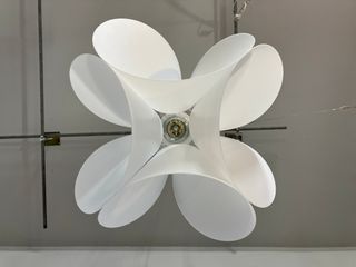 Lampadario design sfera bianco