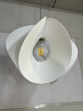 Lampadario design sfera bianco