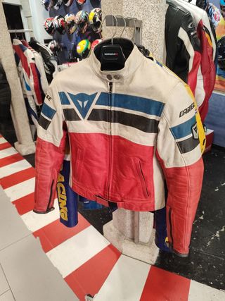 Chaqueta moto Dainese G8 piel 52 mujer