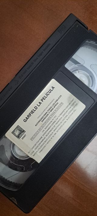 VHS Garfield la película