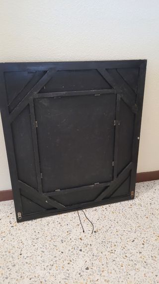 Espejo vintage madera dorada
