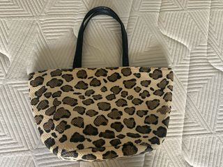 Bolso capazo marrón beige