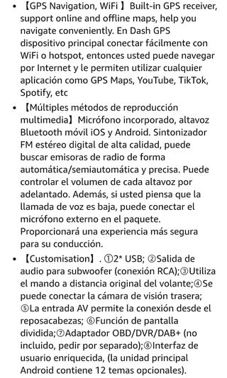 Radio Android Auto Renault Kangoo
2013-2020