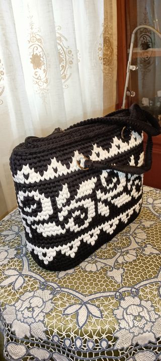 Bolso Estampado Crochét Artesanal