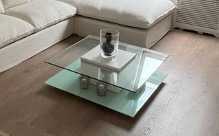 Mesa centro cristal - Camino a Casa