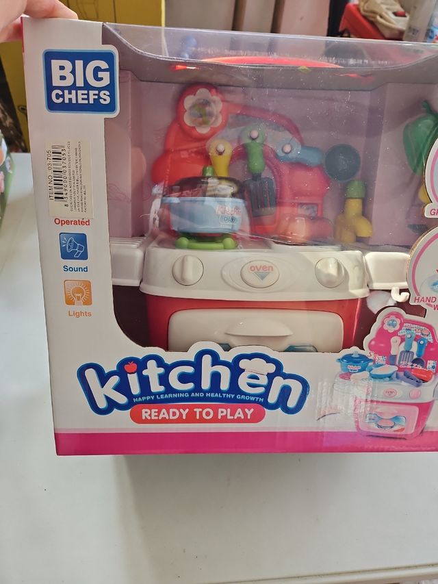 Cocina juguete niños luces sonido