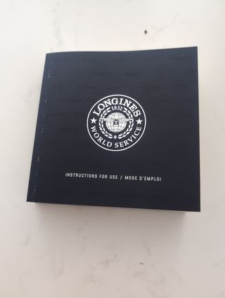 Manual Longines 1832: Instrucciones