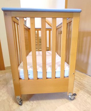 Cuna bebé madera 125x67 (colchón 120x60)