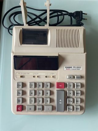 Casio FR-2600: Calculadora Impresora