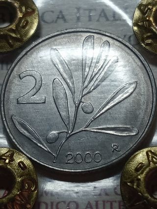 8 Monete Italia 2 lire