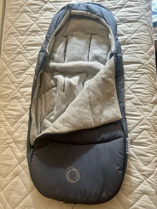 Saco Bugaboo invierno azul costero