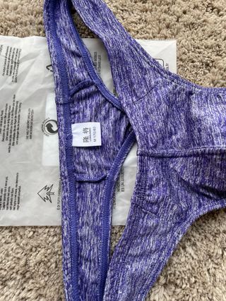 Tanga para Hombre Morado Jaspeado M