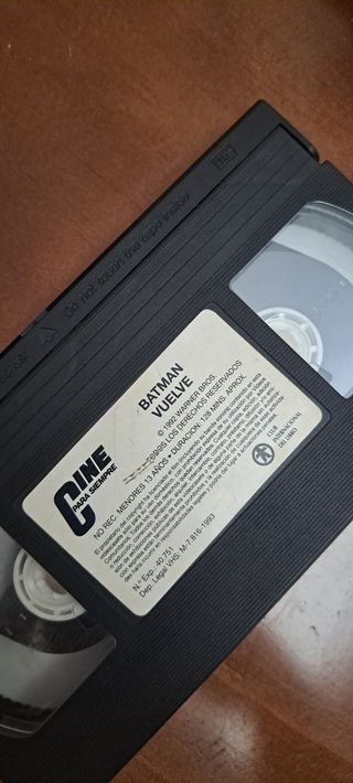 VHS Batman Vuelve