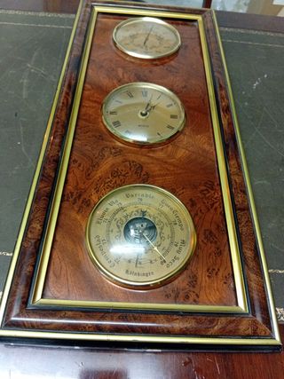 Reloj barómetro antiguo