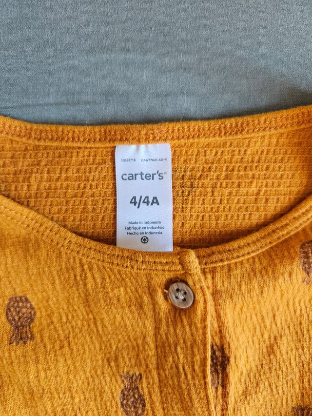 Mono bebé piña - Carter's 4/4A