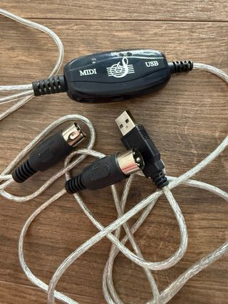 Cable MIDI-USB Kmuqshy 6ft