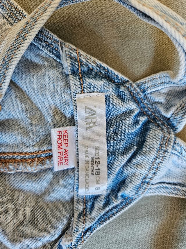 Mono corto tejano bebé