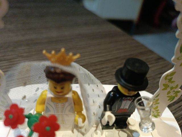 Lego novios boda