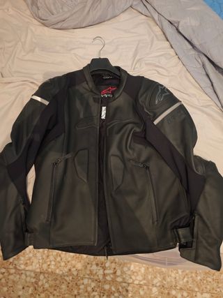 Chaqueta moto Alpinestars cuero