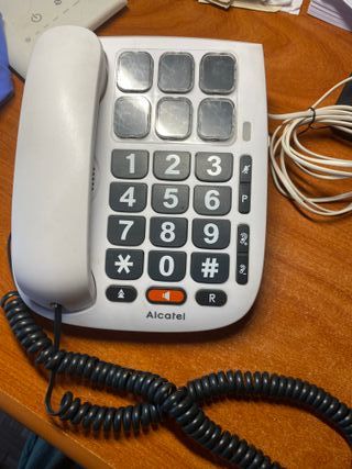 Teléfono fijo Alcatel blanco