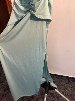 Vestido largo turquesa - Talla L