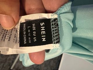 Vestido largo turquesa - Talla L